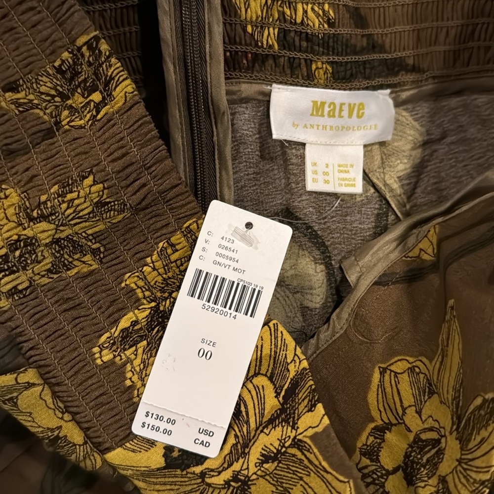 Anthropologie Maeve Terrace Floral Pants - Picture 7 of 14